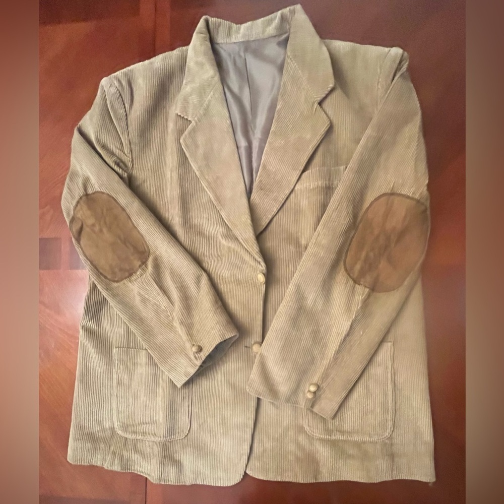Vintage Corduroy Blazer Size XL Old Money